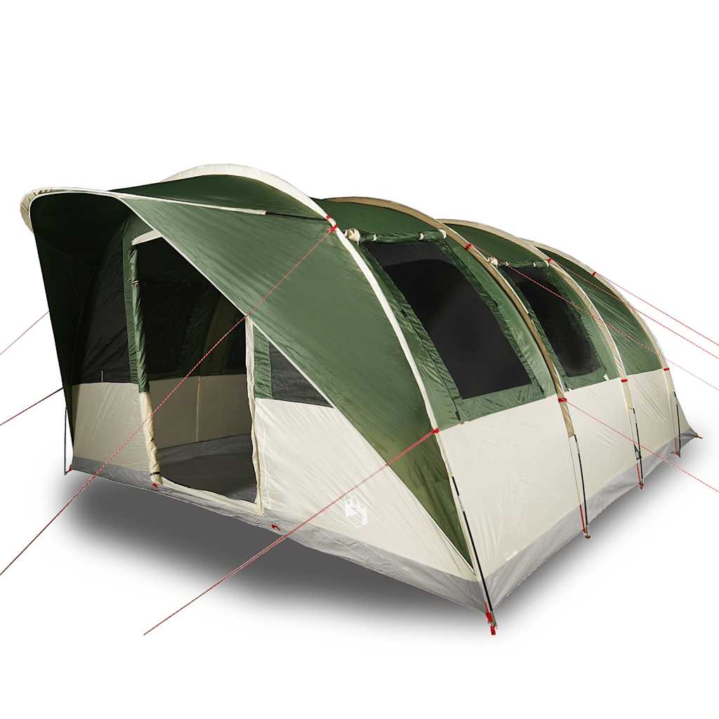 Camping Tent Tunnel 5-Person Green Waterproof