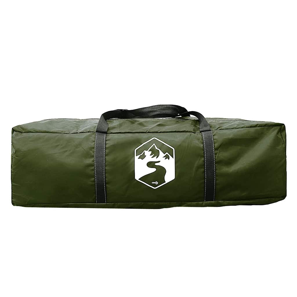 Camping Tent Tunnel 5-Person Green Waterproof