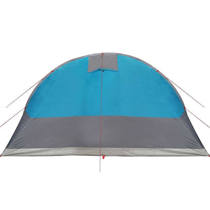Camping Tent Tunnel 5-Person Blue Waterproof