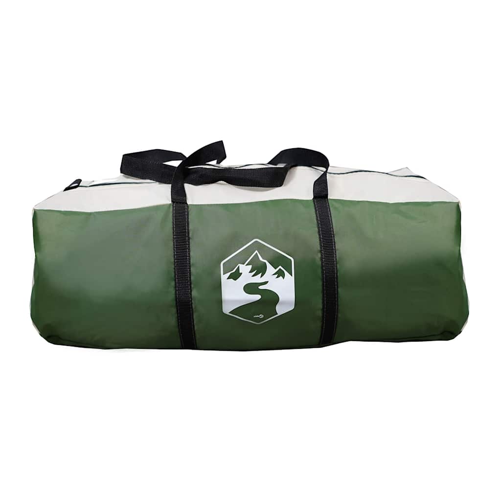 Camping Tent Tunnel 5-Person Green Waterproof