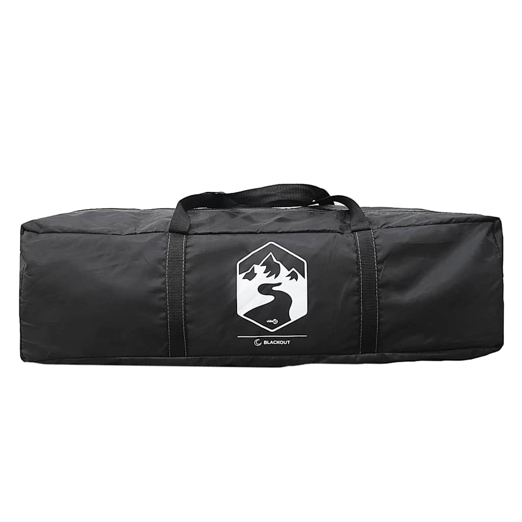 Camping Tent 2-Person White Blackout Fabric Waterproof