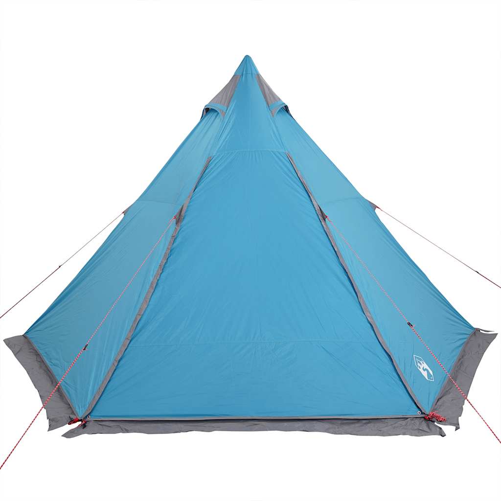 Family Tent Tipi 6-Person Blue Waterproof