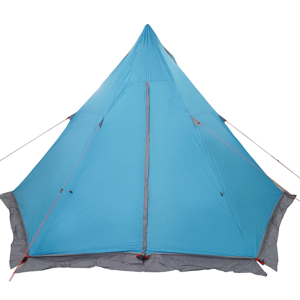 Family Tent Tipi 6-Person Blue Waterproof