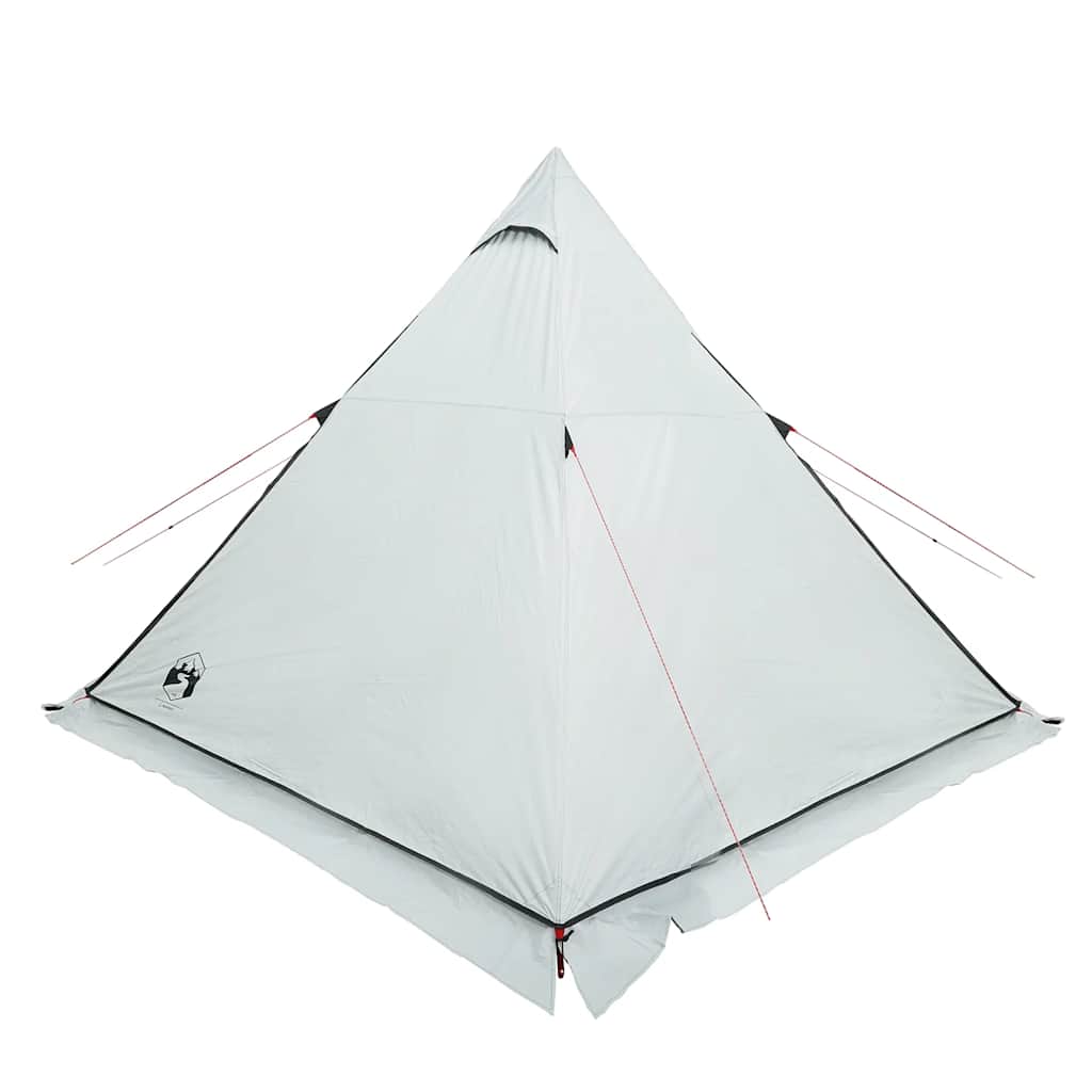 Family Tent Tipi 6-Person White Blackout Fabric Waterproof