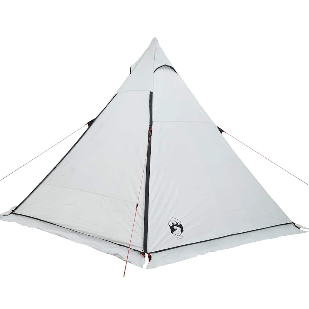 Family Tent Tipi 6-Person White Blackout Fabric Waterproof