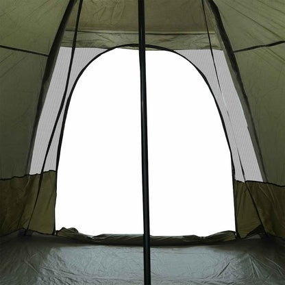 Family Tent Tipi 6-Person Olive Green Waterproof
