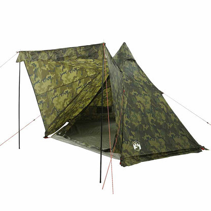 Family Tent Tipi 6-Person Camouflage Waterproof