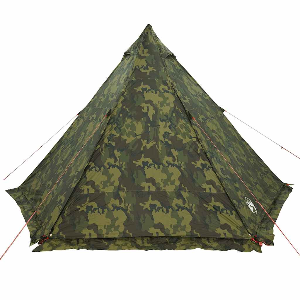 Family Tent Tipi 6-Person Camouflage Waterproof
