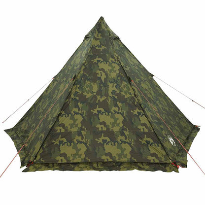 Family Tent Tipi 6-Person Camouflage Waterproof