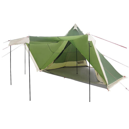 Family Tent Tipi 8-Person Green Waterproof