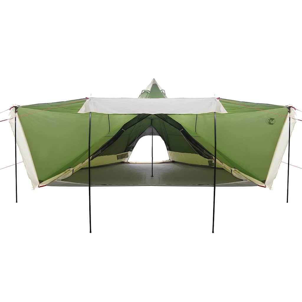 Family Tent Tipi 8-Person Green Waterproof