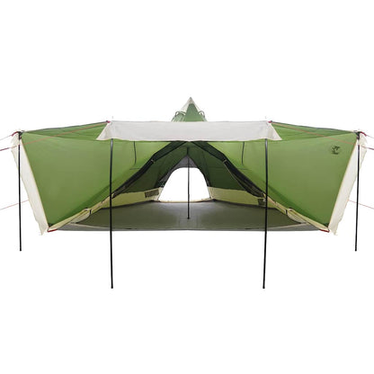 Family Tent Tipi 8-Person Green Waterproof