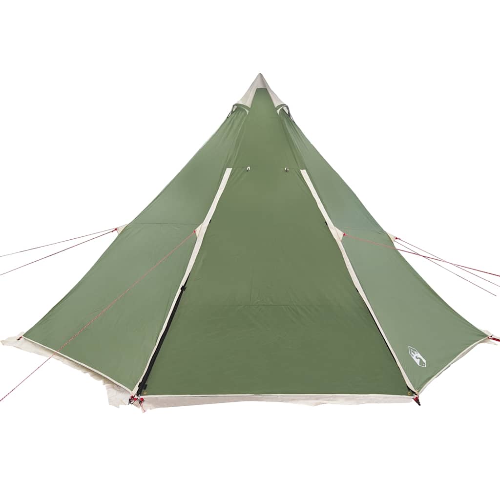 Family Tent Tipi 8-Person Green Waterproof