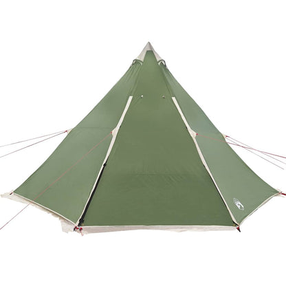 Family Tent Tipi 8-Person Green Waterproof