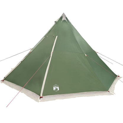 Family Tent Tipi 8-Person Green Waterproof