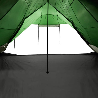 Family Tent Tipi 8-Person Green Waterproof