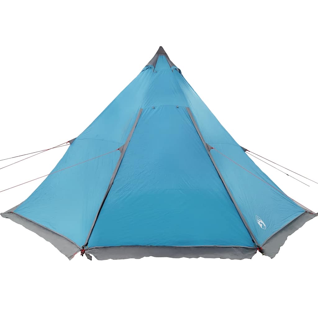 Family Tent Tipi 8-Person Blue Waterproof