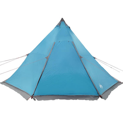 Family Tent Tipi 8-Person Blue Waterproof