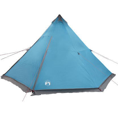 Family Tent Tipi 8-Person Blue Waterproof