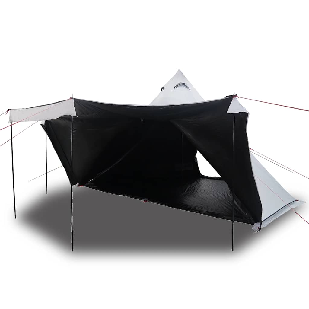Family Tent Tipi 8-Person White Blackout Fabric Waterproof