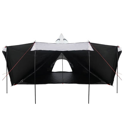 Family Tent Tipi 8-Person White Blackout Fabric Waterproof