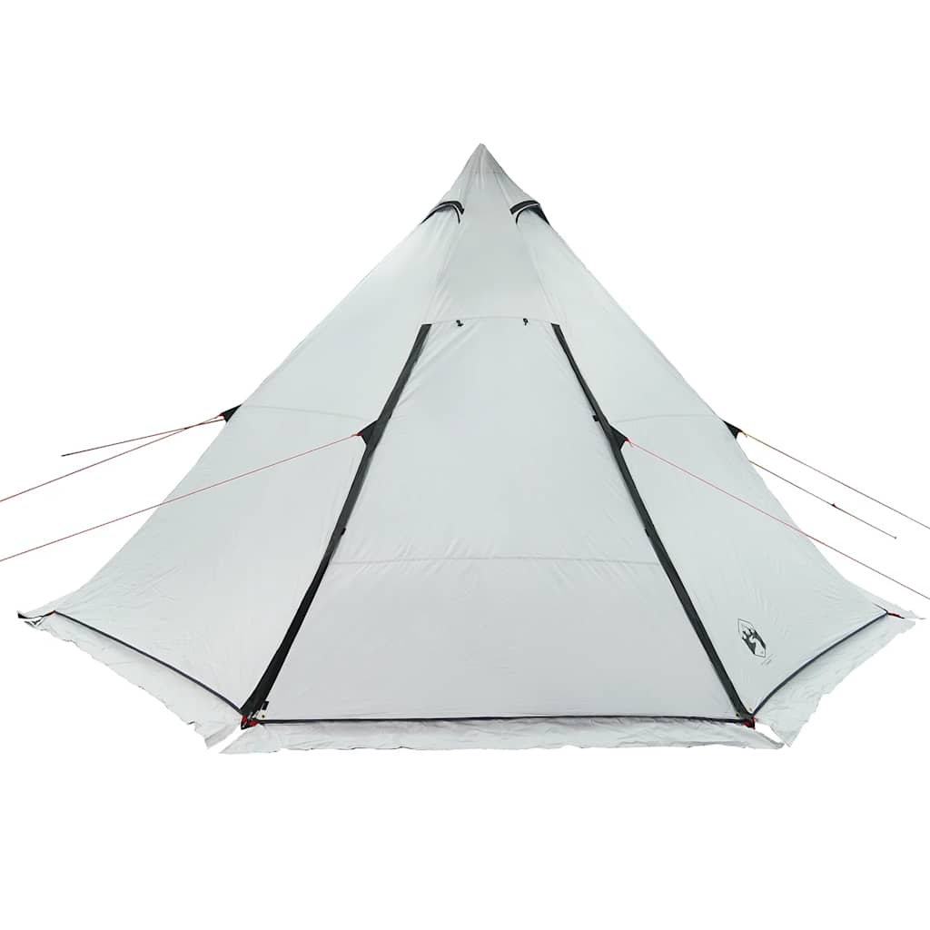 Family Tent Tipi 8-Person White Blackout Fabric Waterproof