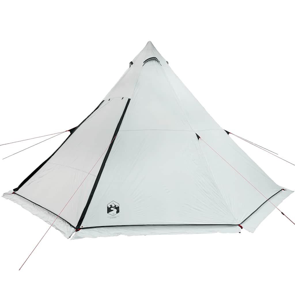 Family Tent Tipi 8-Person White Blackout Fabric Waterproof