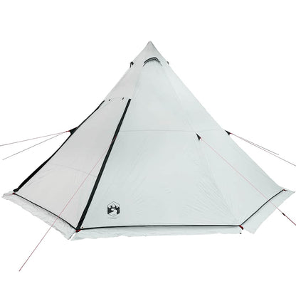 Family Tent Tipi 8-Person White Blackout Fabric Waterproof