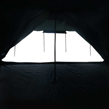Family Tent Tipi 8-Person White Blackout Fabric Waterproof
