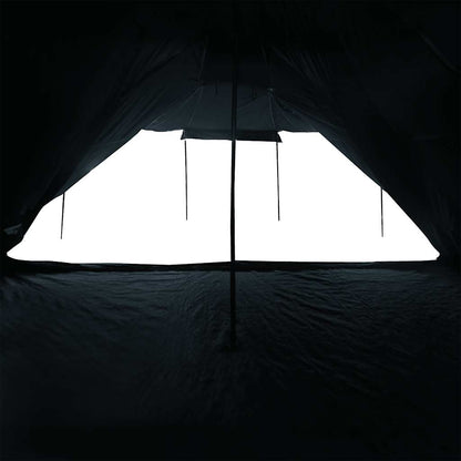 Family Tent Tipi 8-Person White Blackout Fabric Waterproof