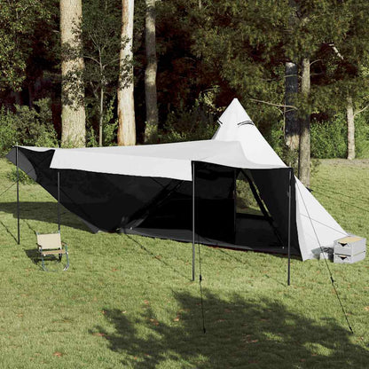 Family Tent Tipi 8-Person White Blackout Fabric Waterproof