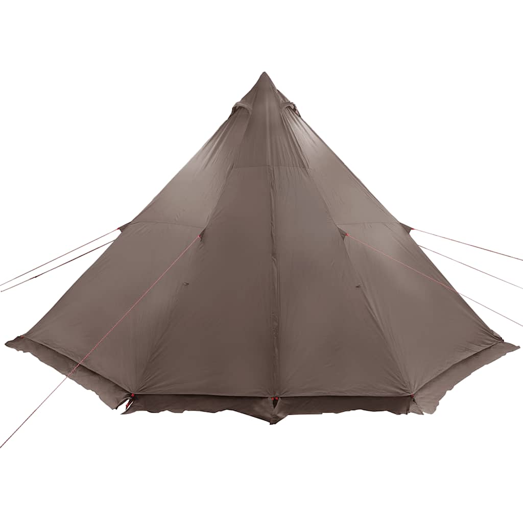 Family Tent Tipi 8-Person Brown Waterproof