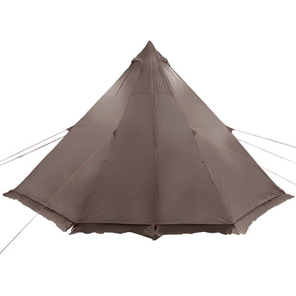 Family Tent Tipi 8-Person Brown Waterproof