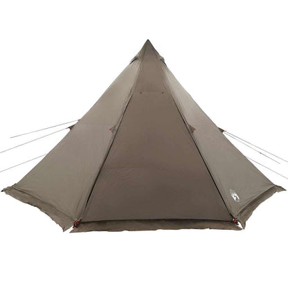 Family Tent Tipi 8-Person Brown Waterproof