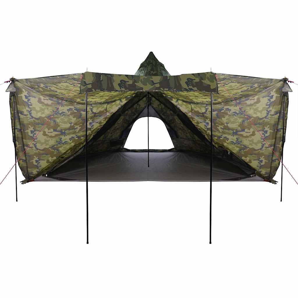 Family Tent Tipi 8-Person Camouflage Waterproof