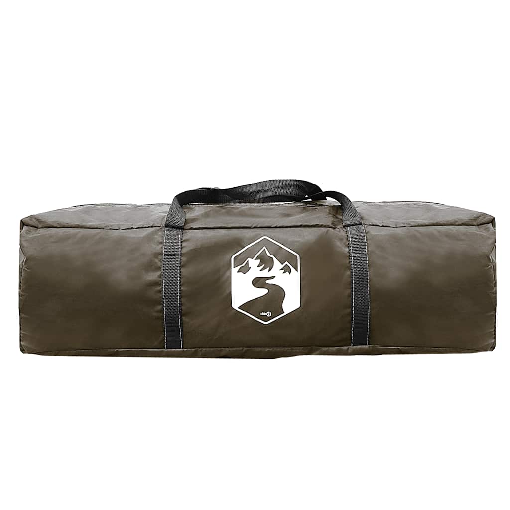 Family Tent Dome 6-Person Brown Waterproof