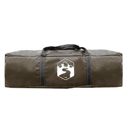 Family Tent Dome 6-Person Brown Waterproof