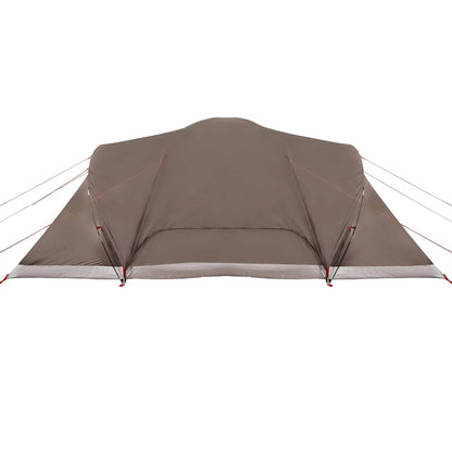 Family Tent Dome 6-Person Brown Waterproof