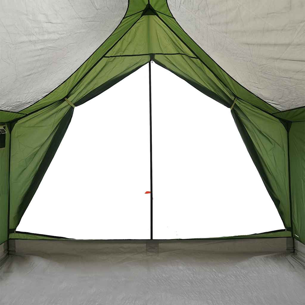 Camping Tent 5-Person Green Waterproof