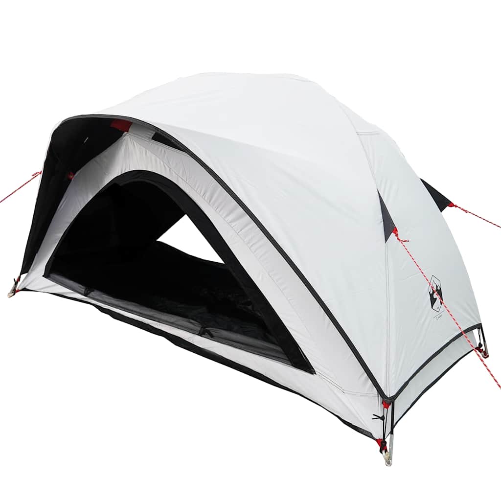Camping Tent 1-Person White Blackout Fabric Waterproof