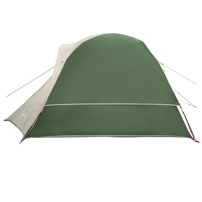 Camping Tent Cabin 4-Person Green Waterproof