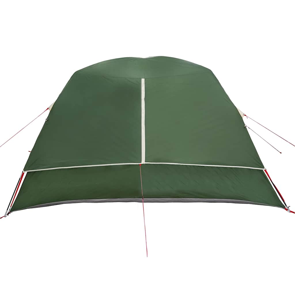 Camping Tent Cabin 4-Person Green Waterproof