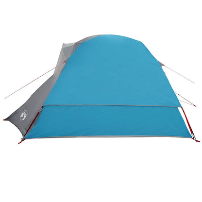 Camping Tent Cabin 4-Person Blue Waterproof