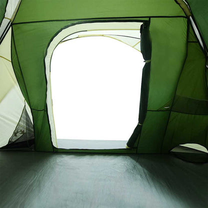 Family Tent Cabin 6-Person Green Waterproof