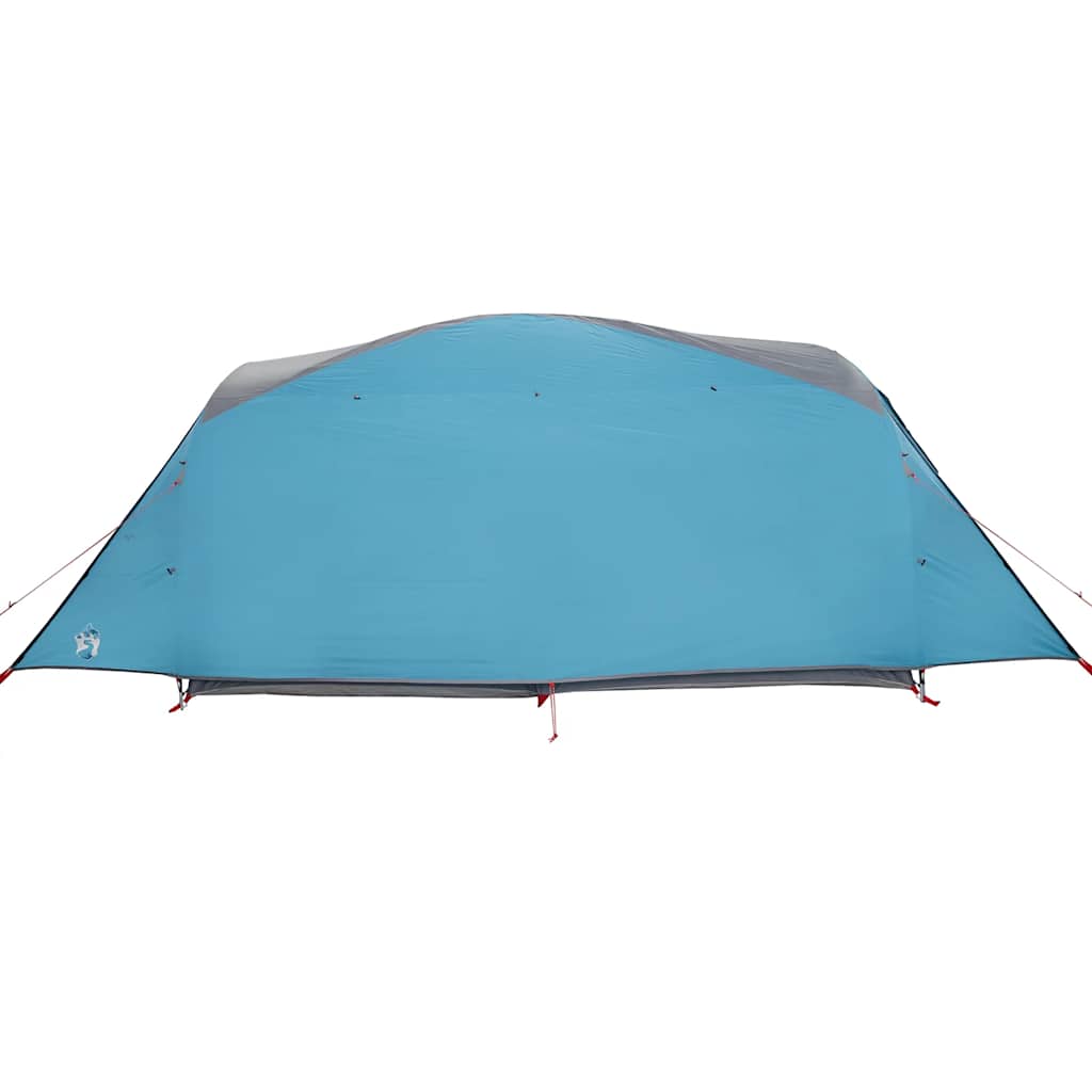 Family Tent Tunnel 6-Person Blue Waterproof