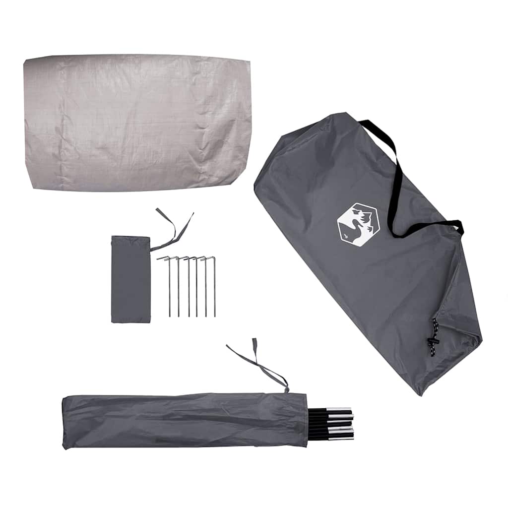 Beach Tent 2-Person Grey Waterproof