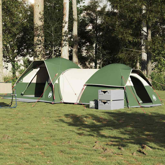 Camping Tent 5-Person Green Waterproof