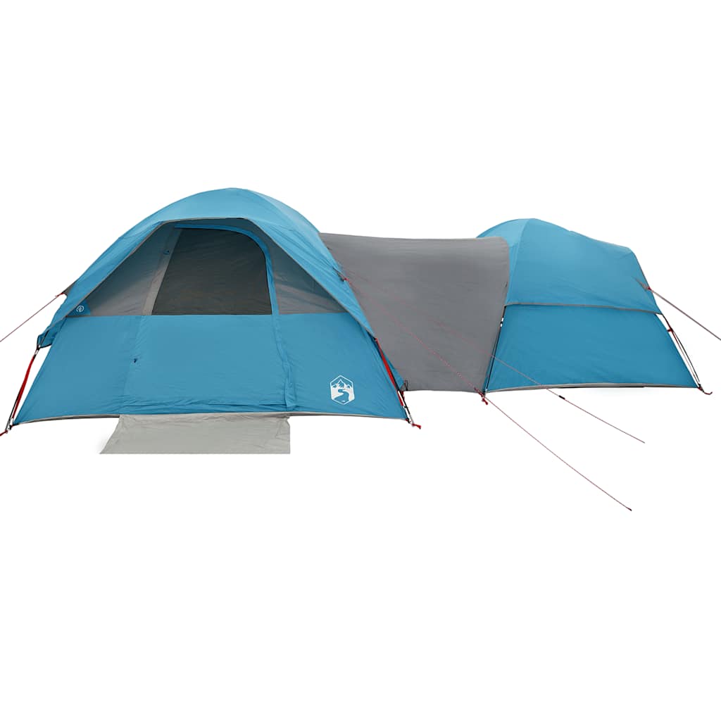 Camping Tent 5-Person Blue Waterproof