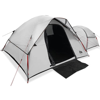 Camping Tent 5-Person White Blackout Fabric Waterproof