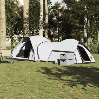 Camping Tent 5-Person White Blackout Fabric Waterproof